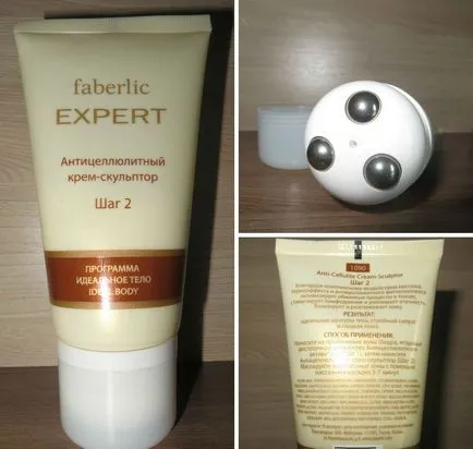 mijloace anticelulitice de o serie de expert Faberlik crema sculptor și activator