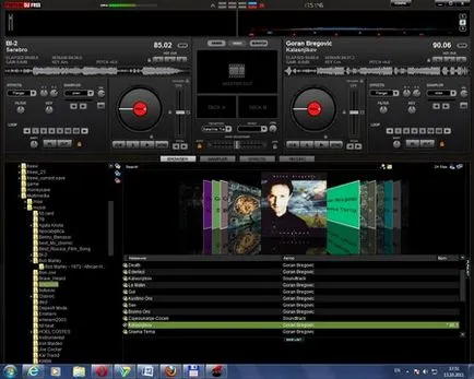 Ingyenes szoftver virtuális dj kapcsolja be a számítógépet DJ keverőpult