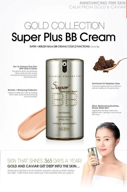 BB Cream skin79 vip de aur, plus super-balsam beblesh