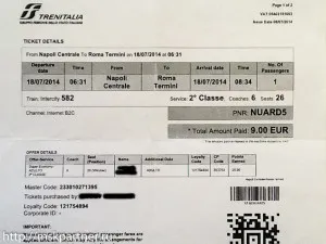 Bilete Trenitalia, călătoresc foarte