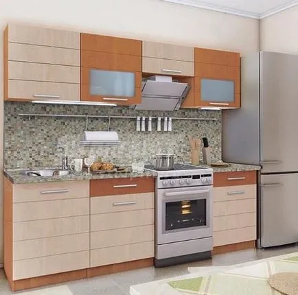 Beige кухненски картина интериорен дизайн в бежови тонове