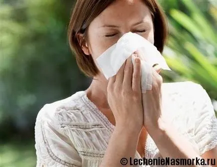 Allergiás sinusitis tünetek és a kezelés kellemetlen betegség