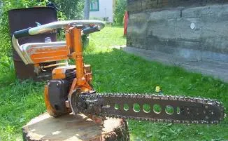 Chainsaw Ural 2 electroni de reglare a carburatorului și caracteristici