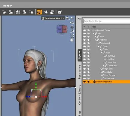 DAZ Studio tanulságok frizurák hajprobléma import frizurák