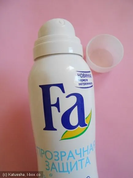 -Deodorantul antiperspirant fa de protecție transparentă