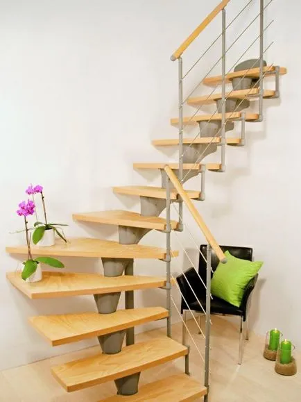Desene și scări schițe în casă - portretizată de principalele scări și elementele lor