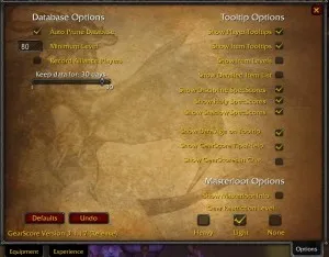 Gearscore, wow addons