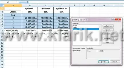 Funkció - szkriptek - MS Excel, Excel tanulságok