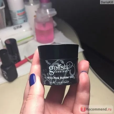 Gel de unghii cu gel gelish greu gel constructor roz - «cel mai bun și favorit gel cu