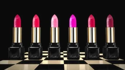 Lipstick Guerlain La Petite köpenyt Noire és rouge g de, matt black és egy folyékony, vélemények