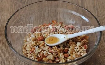 Granola otthon recept lépésről lépésre fotók