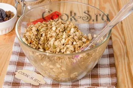 Granola la domiciliu - un pas cu pas reteta cu fotografii, deserturi