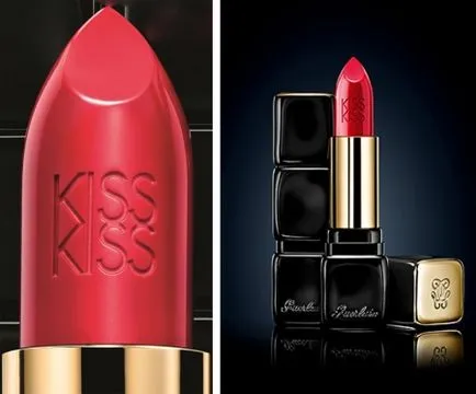 Lipstick Guerlain La Petite köpenyt Noire és rouge g de, matt black és egy folyékony, vélemények