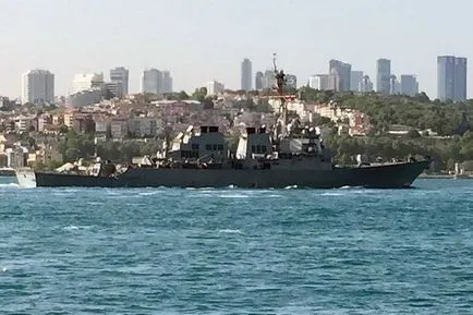 Mivel az amerikai hajók bement a Fekete-tenger