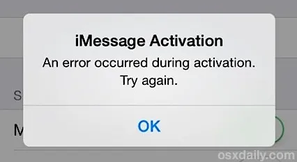 Cum de a stabili o problemă cu activarea FaceTime și iMessage în ios 7, ios știri despre