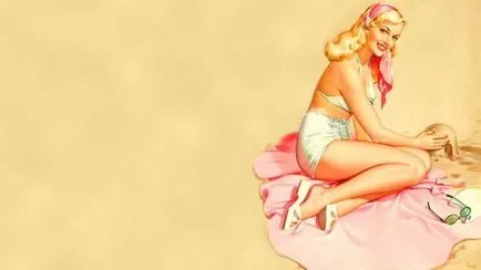 Hogyan kell felhívni a lány pin-up ceruza szakaszokban