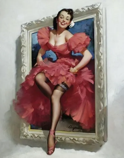 Hogyan kell felhívni a lány pin-up ceruza szakaszokban