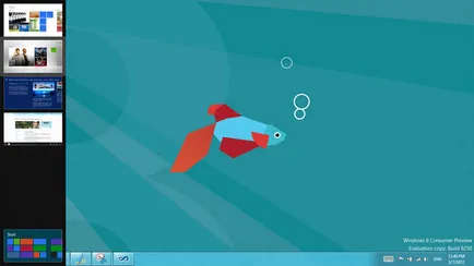 Как да превключвате между отворени приложения в Windows 8