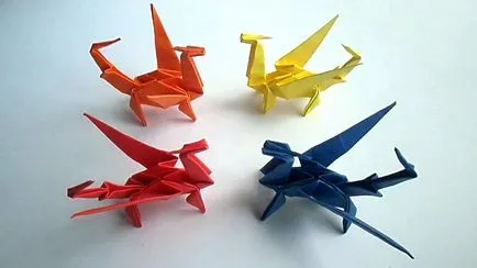 Hogyan készítsünk egy sárkány - a sárkány hogyan lehet papír origami ábrák és