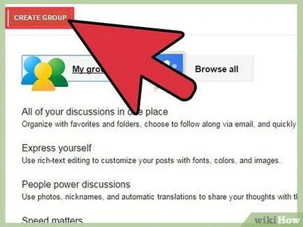 Как да се създаде група от Google