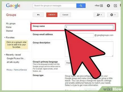 Как да се създаде група от Google