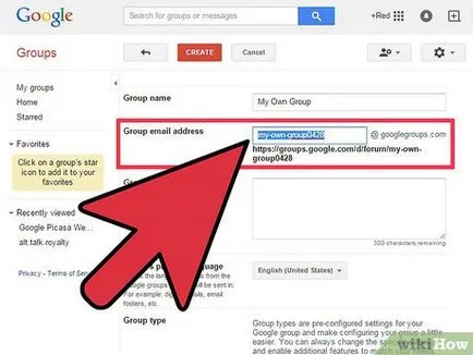 Как да се създаде група от Google