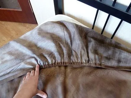 Как да шият чаршаф с ластик