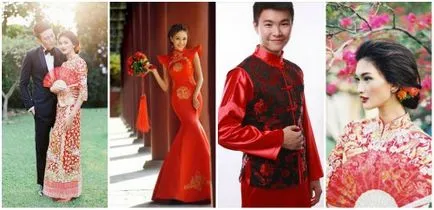 nunta fotografie chineză, tradiție, decorare