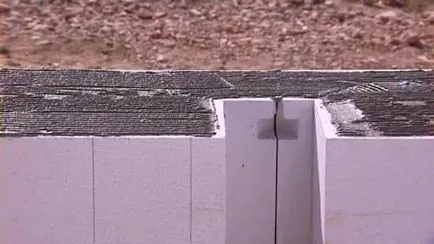 perete de zidărie din blocuri de beton celular