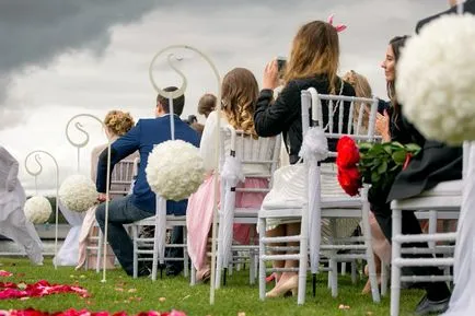 Klasszikus esküvői a jachtklubba tack