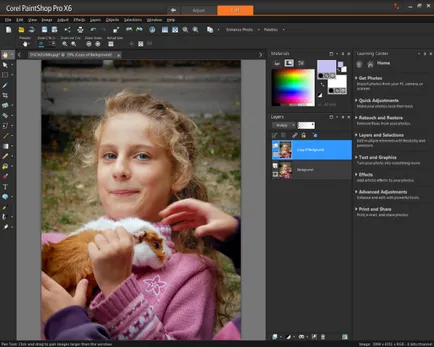 Corel Paintshop Pro x6 има живот без фотошоп