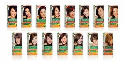 Garnier recenzii vopsea paleta