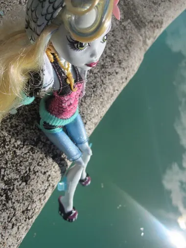 Monster High babát a Blue Lagoon és a kedvtelésből tartott