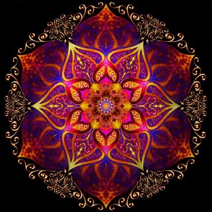 Mandala обичам, как да създадете примери