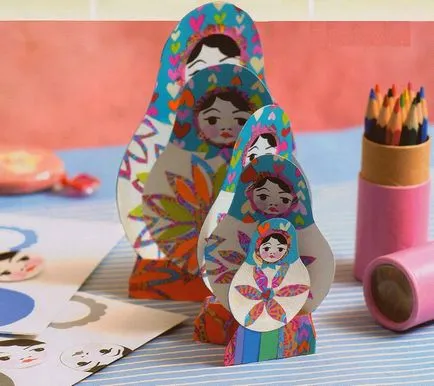 Matryoshka hârtie