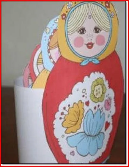 Matryoshka hârtie