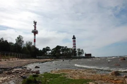 Lighthouse Shepelevskii - egy érdekes látnivaló informális leningrádi régióban