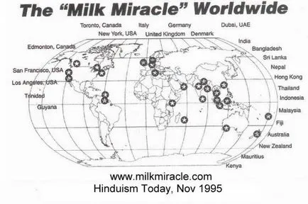 Dairy csoda 1995-szobrok a hindu istenek fogyasztói tej - misztériumvallások - Hírek