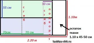 Калъфка за възглавница, аз обичам да шият