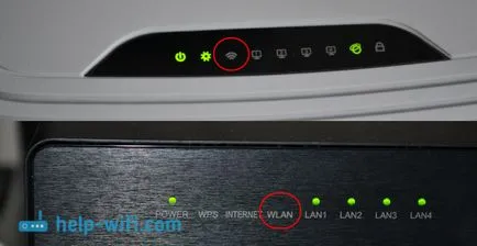 На рутера не свети WLAN