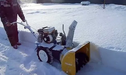 snowthrower Suspendat pentru motoblock - criterii pentru selectarea sfaturi video optim