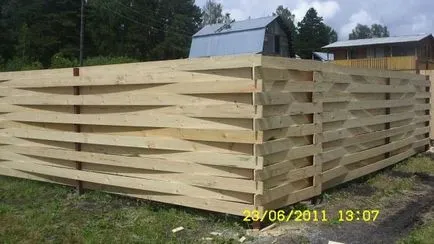 gard de lemn gard, tablă de șah, spic, jaluzele, răchită, spalier (fotografii video) din lemn