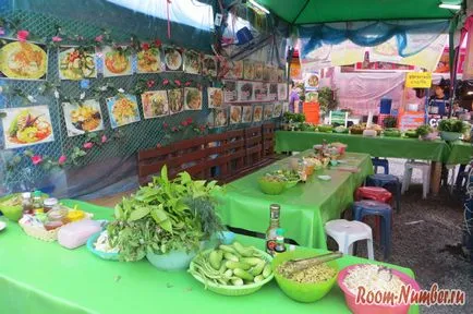 Night Market Jomtien ahol ízletes és olcsó enni Pattaya