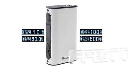 Преглед eleaf Ipower 80w - функционалност, експлоатация, външен вид