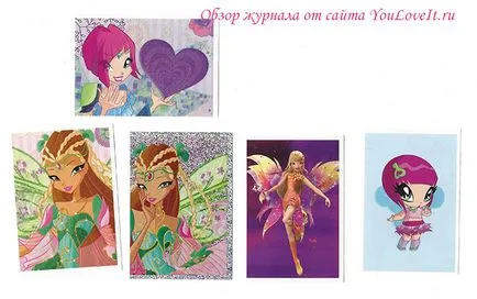 преглед списание за Winx стикери 6 сезон Уинкс Cuore ди FATA