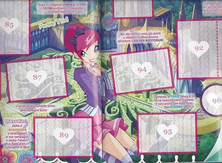 преглед списание за Winx стикери 6 сезон Уинкс Cuore ди FATA