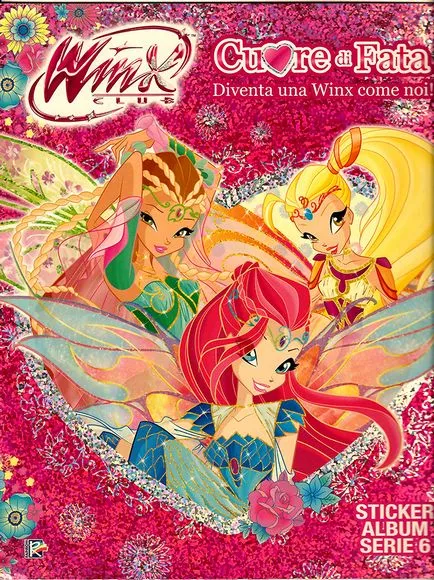 преглед списание за Winx стикери 6 сезон Уинкс Cuore ди FATA