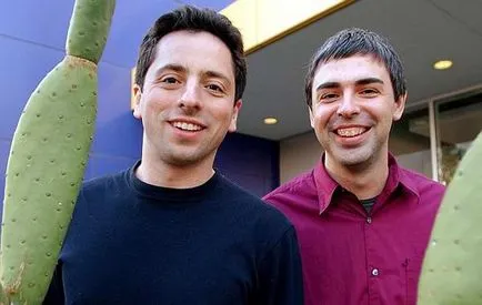 Google fondatorii Sergey Brin, Larri Peydzh