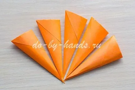 Origami papír karmok - körökre rendszer