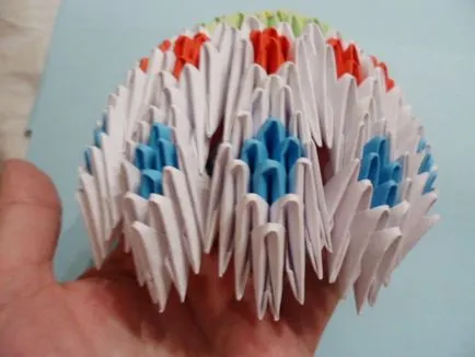 Origami tojás (lépésről lépésre)